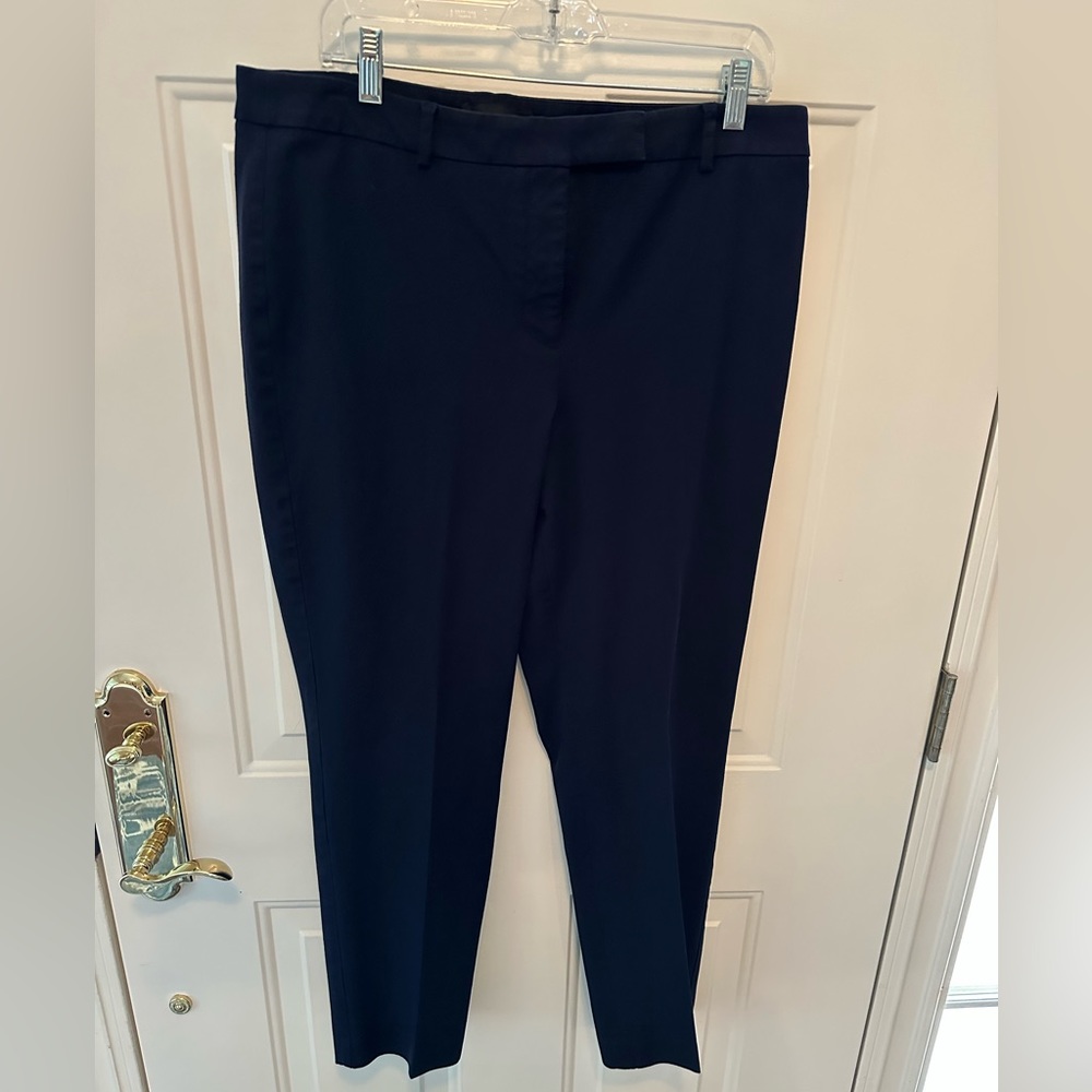 Talbots Navy blue straight leg pants - stylish and comfortable.